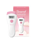 Non Touch Forehead Thermometer Digital 2 In 1 Infrared Thermometer For Adults Kids And Babies With Fever Alarm Instant Reading Medical Grade Accuracy With Backlit LCD For Easy Day And Night Readings, pink white set with box