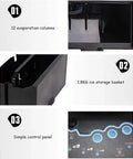 Portable Countertop Ice Maker Cranks Out 55 Pounds Daily In Under 8 Minutes With Zero Sweat, Boasts three sizes, simple control panel.