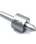 Mini Lathe Live Center MT0 Shank Triple Bearing Precision Revolving Center With Hardened Point And Tool Steel Housing