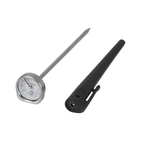 Digital Instant Read Kitchen Thermometer With LCD Display And Stainless Steel Probe Recalibratable with protective sleeve