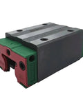 Heavy Duty Metal Linear Motion Guide Slider CGH25CA Carriage Block showing green and red block features for CNC builds.
