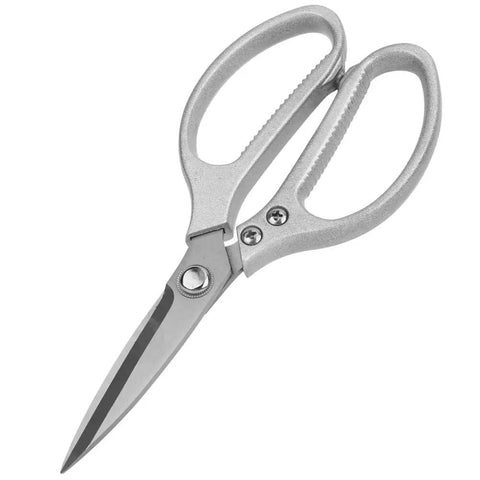 Heavy Duty 8.5 Inch Stainless Steel Scissors With Aluminum Alloy Handle For Kitchen Fabric Paper Plants And Everyday Cutting Tasks A Versatile All Purpose Tool With A Fine Polished Edge For Effortless Snipping