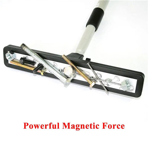 12 Inch Heavy Duty Telescoping Magnetic Sweeper Pickup Tool With Strong Magnet For Screws Nails And Metal Debris, Extendable Magnetic Pickup, 16 Lb Pull, Portable Floor Sweep And Parts Finder For Workshop