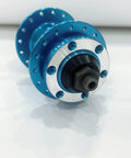 32H Beefy Aluminum Alloy Rear Hub With Quick Release For 135mm Frames 6 Bolt Disc Brake Compatible 32 Holes Fits 7 11 Speed Cassette Blue Color