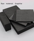 Raw graphite blocks and plates, including Top Notch Pure Graphite Board 50x100mm Rectangle, Graphite Blank Electrode Plate
