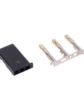 100 Sets ABS RC Plane JR Connector Kit With Female And Male Plug Housing Crimp Terminals For Electronic Equipment And RC Aircraft Models
