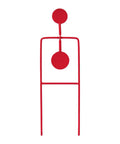 Single Spinning Target For Airguns, Beefy Steel Outdoor Practice Target With Heavy Duty Metal Construction, Bright High Visibility