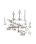 310 Pieces Metric M2.5 Stainless Steel Button Head Socket Cap Screws Hex Nuts Flat Washers Assortment Kit 304 Stainless Coarse Thread Great For DIY Projects displayed