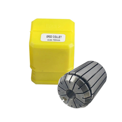 Pro Grade Er25 Er32 Er40 Collet Chuck Set Heavy Duty Spring Clamping For Milling Machines Lathes And Cnc Routers, ER32 collet with yellow cap.