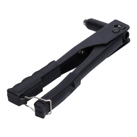 LIYJTK Portable Rivet Gun Set Kit Efficient Hand Tool For Metal And Leather Fastener With Anti-Slip Handle Fits 3/32 1/8 5/32 And 3/16 Inch Nuts Quickly, black metal hand rivet gun