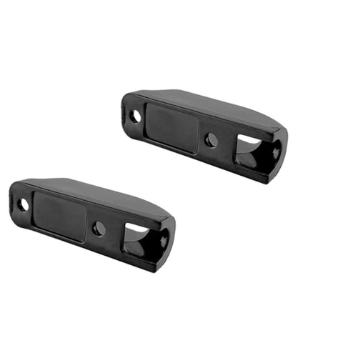 Pair Nylon Locking Rope Tensioner Cleats For Boats And Yachts, Easy To Use Marine Rigging Gear To Keep Sail Lines Taut And Saltwater Ready, Adjustable Cord Clamp Fits Ropes Up To 4mm, Solid Sailboat And Canoe Accessories, black nylon pair
