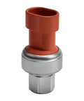 AC Pressure Switch Sensor For P27-1051 High Pressure Transducer, silver metal and red plastic, truck air conditioning part.