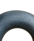 Two Pack 3.50/4.00-6 Inner Tubes With Bent TR-87 Valve, heavy duty replacement for outdoor equipment, close-up on size marking