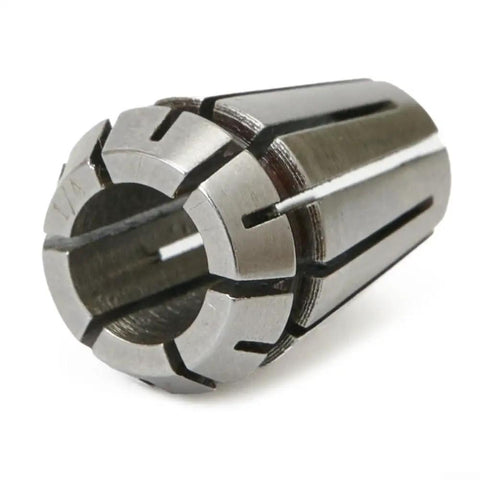 Two Piece Spring Collet Set For CNC Milling And Lathe Tools In 1/4 Inch And 1/8 Inch Sizes, Spring Steel Construction, 18mm Length, close-up view