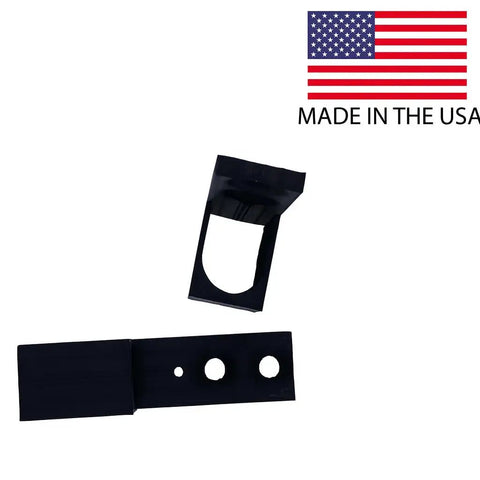 Garage Door Sensor Sun Shield 2-Pack Made In USA Blocks Sunlight Interference Easy Install Fits LiftMaster 801CB-P And Chamberlain 41A5034 Sensors