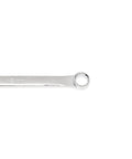 Close-up of 10mm end of Long Reach 10mm 12 Point XL GearBox Double Box Ratcheting Wrench With Zero Offset, showing marked size.