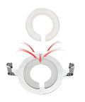 Lamp Shade Harp Holder Kit For 7 To 10 Inch Lamps With Three Eighths UNO Fitter, E14 E26 E27 Converters, detachable parts detail