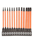 Awesome 13-Piece Magnetic Screwdriver Bit Kit With Torx T5 To T40 Wrench Drill Bits For Electric Screwdrivers And Power Tool Accessories That Keep Screws Locked In Place Every Time You Use Them, 13-piece alloy steel set T5-T40