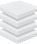 4 Pack High Density Foam Cushions 2 By 20 By 20 Inches Square Seat Replacements stacked view