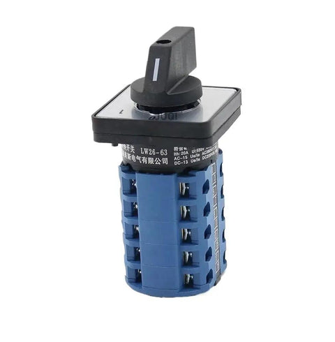 Beefy Heavy Duty 2/3 Gear Reversing Switch With Five Joints, On Off Changeover Cutoff Switch 32A 63A 125A, industrial rotary switch