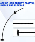 Ultimate Car Radiator Fan Mounting Kit with durable plastic rod for electric cooling fans and transmission coolers