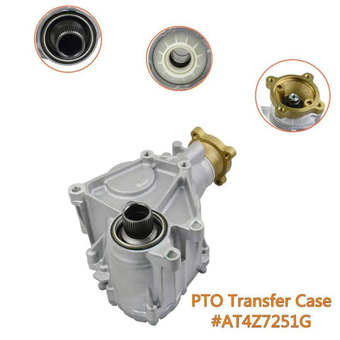 Ford Plug-n-Play AWD Power Take Off PTO PTU Transfer Case Differential Unit 600-234 AT4Z7251A Replacement For Edge Explorer Flex Taurus Sable Mercury Lincoln MKS MKX 3.5L 3.7L V6 2007-2016, silver