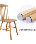 40 Pieces Nail On Non Slip Furniture Glide Pads With Nylon And Metal Construction Round Floor Protectors for chair feet