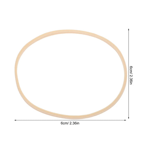 Heavy Duty Elastic Rubber Bands Bulk 400 Pc Pack 2.36 By 0.12 Inches High Temp Resistant For Office Balloon Garlands Trash Cans File Folders And Lab Use Ideal For Holding Test Tubes And Glassware., beige rubber band shown with 6cm 2.36in size mark