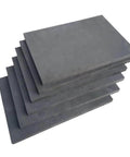 Stack of Beefy Heavy Duty Graphite Plate 100mm x 50mm x 10mm High Temperature Conductive Block For Industrial Electrolytic Use