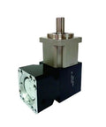 Heavy Duty Helical Planetary Gearbox Built To Rock For Smooth Industrial Automation Projects With Badass Continuous Torque Capacity And Solid 90 Degree Precision Motion Control Systems, compact design with silver and black materials.