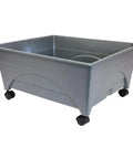 City Picker Raised Bed Grow Box With Self Watering System And Improved Aeration Mobile Garden With Casters Slate Finish