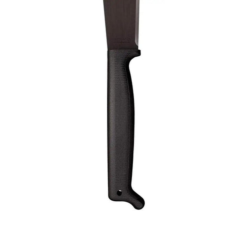 Machete All Terrain Chopper With Sheath For Survival And Bushcraft, Rugged Polypropylene Handle, Close-up of Secure Grip Design