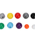 Colored atoms from Complete 267 Piece Molecular Model Kit For Organic Chemistry With Color-Coded Atoms Ball And Stick Set