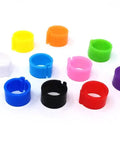 200 Pack Colorful 8mm Clip On Leg Rings For Pigeons Doves Chickens Quails Lovebirds Finches And Small Poultry Reusable Easy On Off