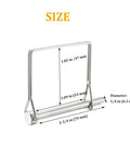 Set Of Four Heavy Duty Beefy Square Wire Lock Pins For Trailer Couplers 316 Stainless Steel Rust Resistant One Quarter Inch Pin Diameter Two And Three Quarter Inches Length Easy Quick Install For Boats Trucks And More size diagram, 1/4 in diameter, 2-3/4 in length
