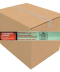 Twenty Four Pack 18 Inch By Three Eighths Short Nap Mint Green Roller Covers For Flat And Eggshell Paint on cardboard box.