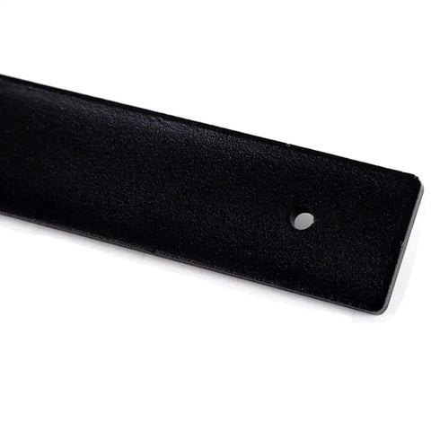 Tough As Nails L-Shaped Wall Bracket, Rock Solid 90 Degree Corner Shelf Support heavy duty black metal brace detail with hole