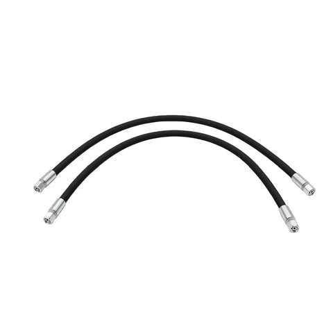 Heavy Duty Mini Excavator Hydraulic Hoses Set 32 Inch With One Quarter Inch Connectors Two Pack High Pressure Rubber Hoses 60 MPa