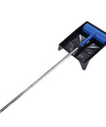 Pro Grade Telescoping Paint Roller Kit With Heavy Duty Stainless Steel Extension Pole Conquer High Ceilings And Tall Walls Without A Ladder Straight Up Project Essential with blue roller and tray.