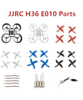 RC Drone Spare Parts Kit Upgrade For E010 Quad Compatible With Carbon Fiber Frame, Propellers CW CCW, Motors, Transfer Cables And Gear To Boost Flight Stability, Minimize Vibration, Easy Install: E010 H36 parts set
