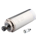 Heavy Duty 5.5KW Water Cooled Spindle Motor For CNC Router Engraving, 125x298mm, ER25 Chuck, shown with detailed front view.