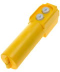 Heavy Duty Yellow Crane Pendant Control Box With Rainproof Push Buttons For Hoist Up Down Switching. Durable ABS Housing.