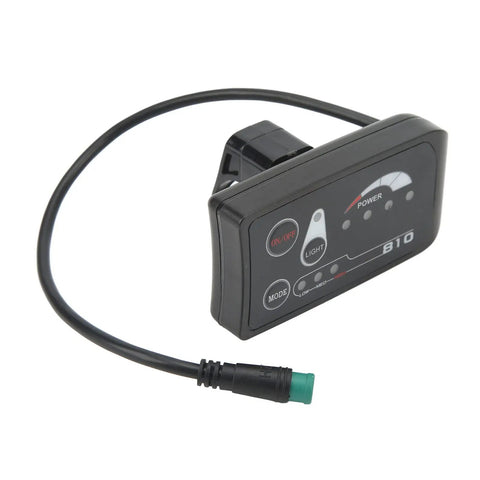 Gotta Have Versatile LED Display Meter For Electric Bikes And Scooters With 8102 5P Connector 36V 48V Compatibility On 22 Millimeter Handlebars
