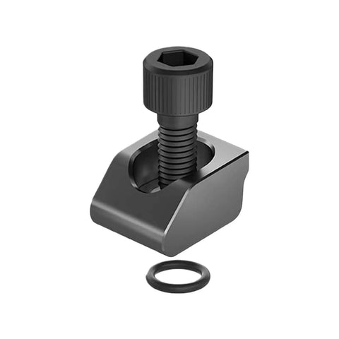 Top Tier 2 Pack Multi Station CNC Machining Center Seagull Clamp Fixture with durable black hex screw and ring seal.