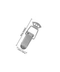 Nickel Plated Spring Loaded Duckbill Toggle Latches Set For Cabinets, Toolboxes, And Equipment Boxes, Heavy Duty Metal