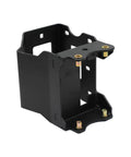 Heavy Duty ATV Winch Mount for Sport ATVs With 2000 to 3600 Lb Winch Capacity, Black Finish, side angle view