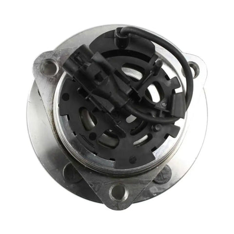 Top view of Chevy Malibu Front Wheel Hub Pair 2004-2012 Driver And Passenger Side 5 Stud 5 Lug with Ball Bearing 30-Spline Replacement OEM 15793213