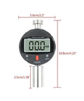 Straight Up Accurate Digital Shore Hardness Durometer Tester With Heavy Duty Build Type A D Scale Readings For Rubber Foam Plastic And Workshop Projects Solid ABS Housing for accurate measurements.
