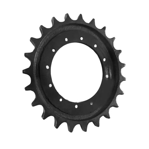 Rock Solid Sprocket For Heavy Equipment And Mini Excavator NT45, durable black drive sprocket for compact excavators.