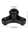 Slipper Clutch Eliminator For Traxxas 1/10 Rustler VXL Slash Stampede Bandit XL5 2WD RC Cars Beef Up Performance Black Part with Dimensions